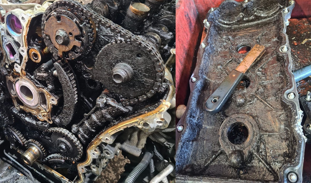 Oil sludge in engine must be checked and cleaned out regularly